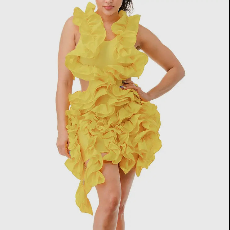 RUCHED RUFFLES