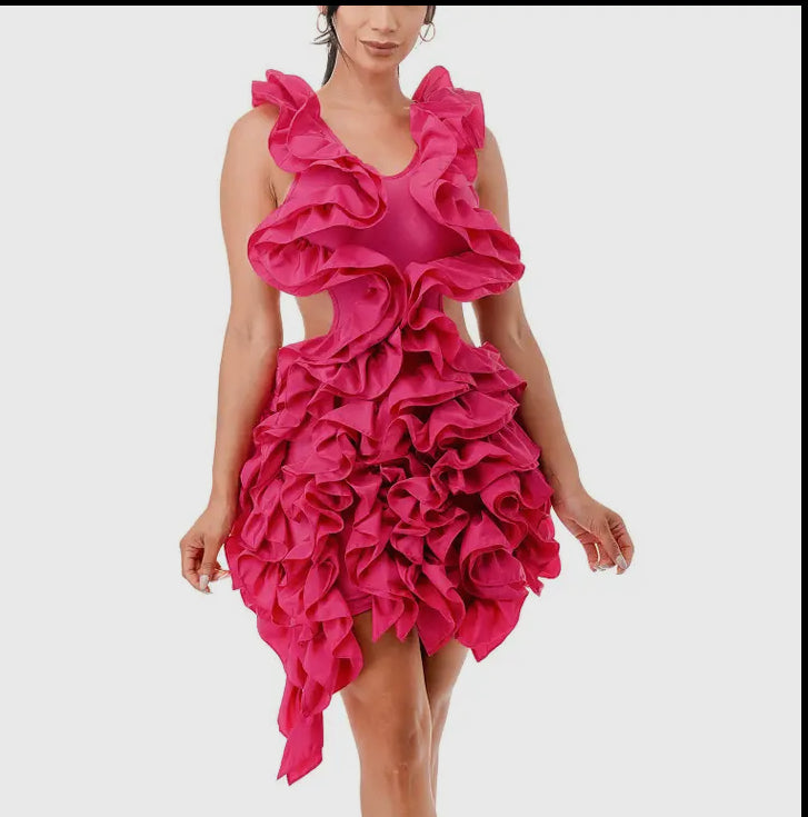 RUCHED RUFFLES